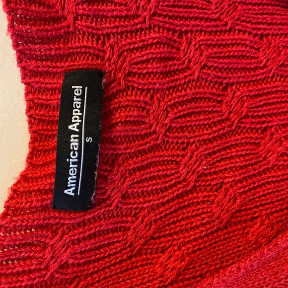 knit red top - Picture 2 of 3